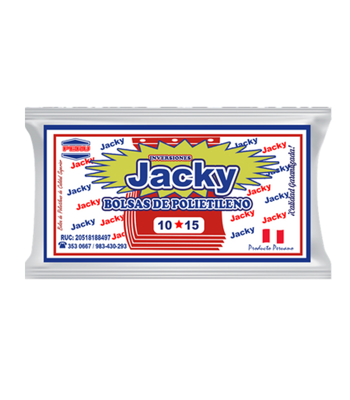 Bolsa de Polietileno JACKY 10×15